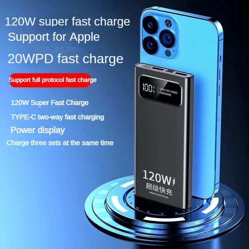 120W ultrathin power bank ports