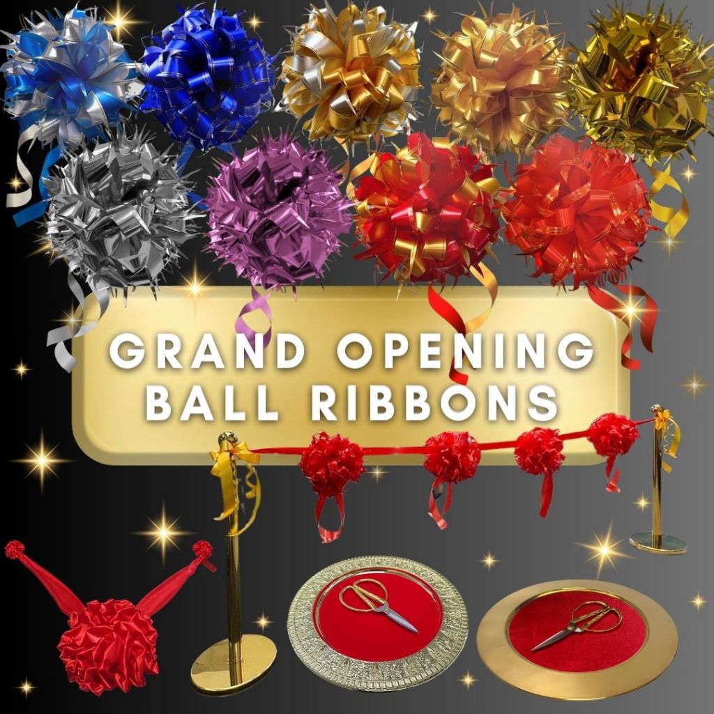 30cm Ball Ribbon for Grand Opening Ceremony Aacc246 | Shopee Singapore