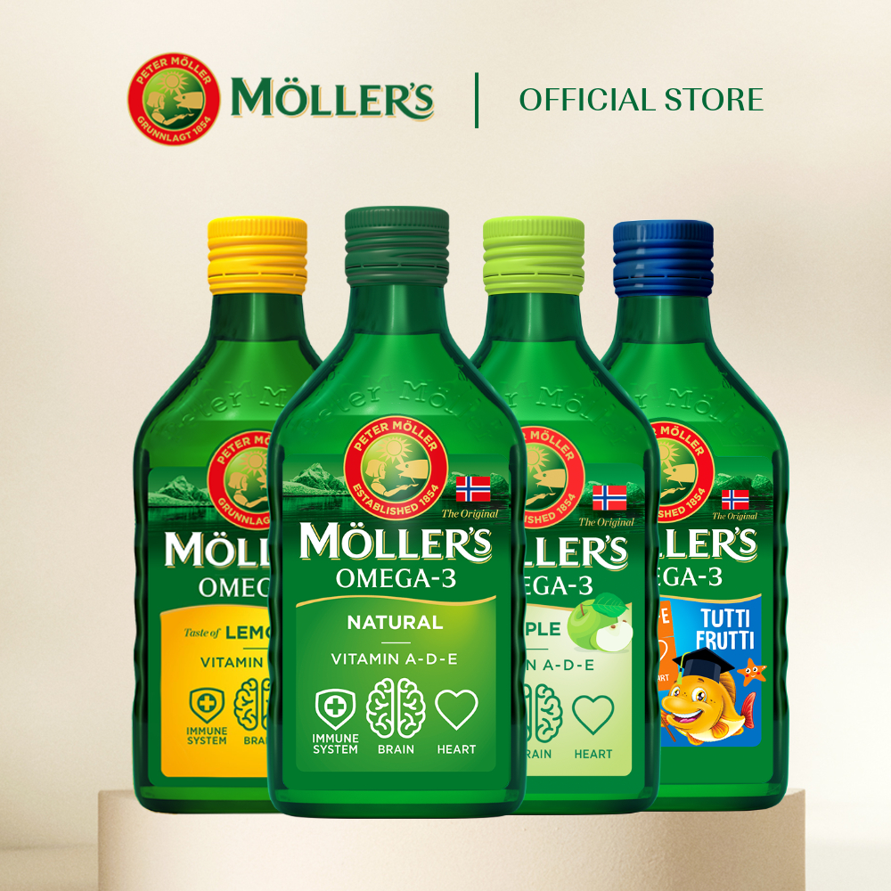 Moller’s ® | Omega 3 Cod Liver Oil | EPA, DHA, Vitamin A, D and E ...
