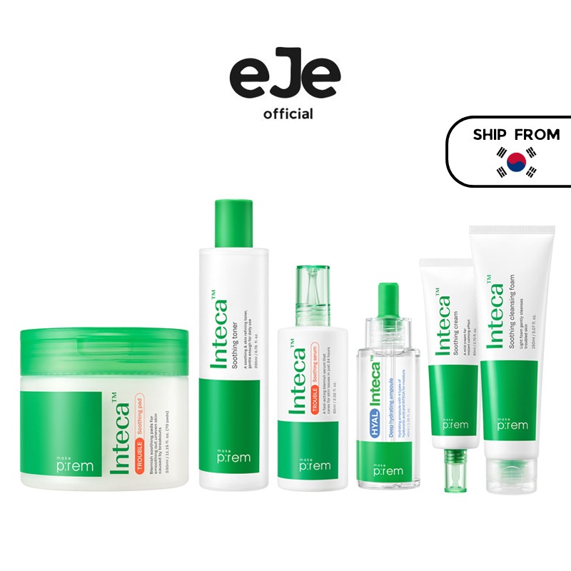 [make prem] INTECA Skin Care Line (Toner/Pad/Ampoule/Serum/Cream ...