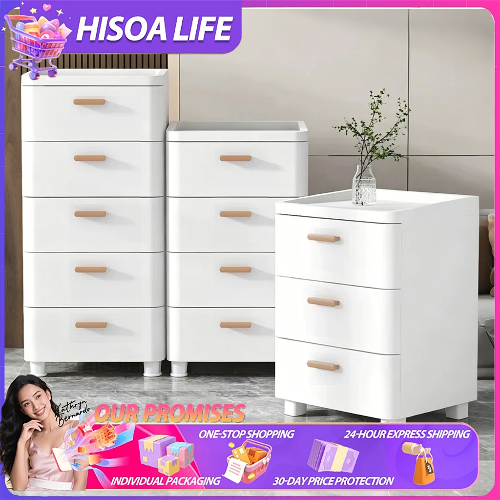 Hisoa Bedside Table For Bedroom With Drawer Nightstand Side Table ...