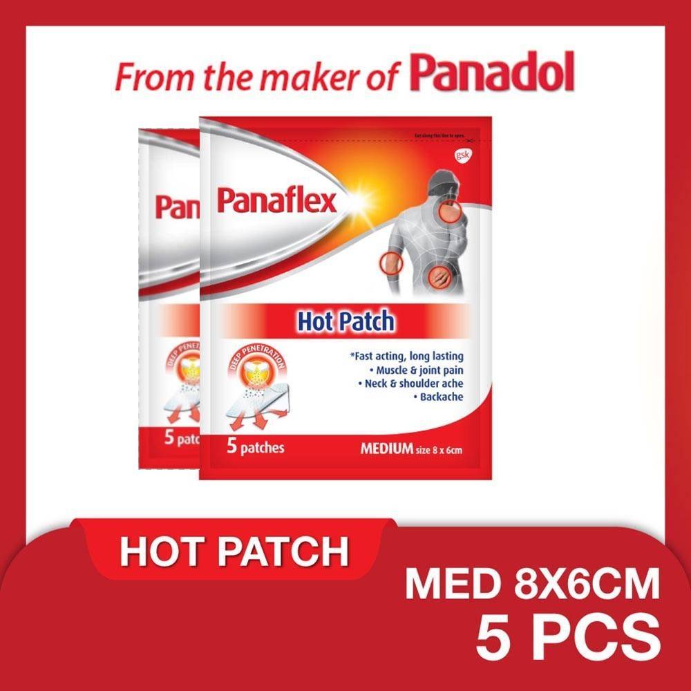 Panaflex Hot Patch 5s - Fast Acting Pain Relief Patch for muscle pain ...