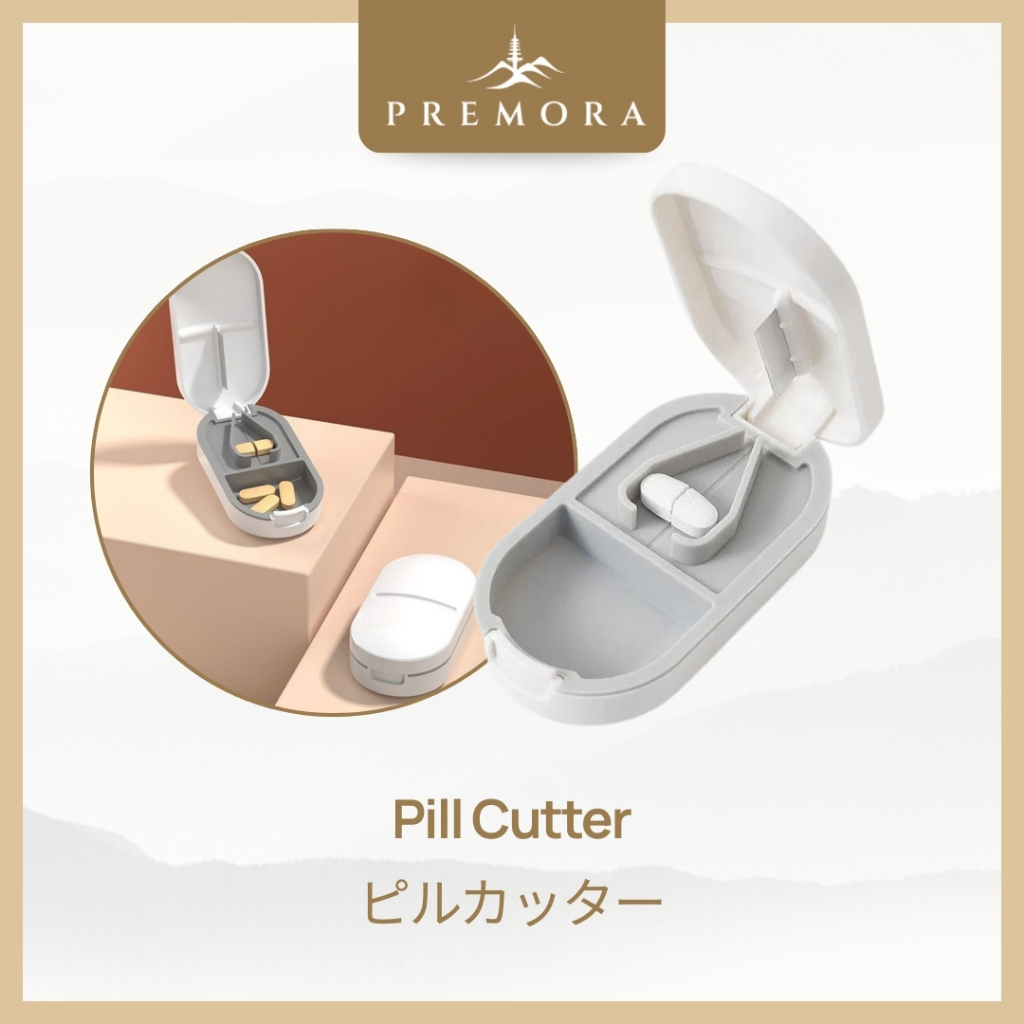 [SG Stock] Compact Medicine Cutting Box | Precision Pill Splitter ...