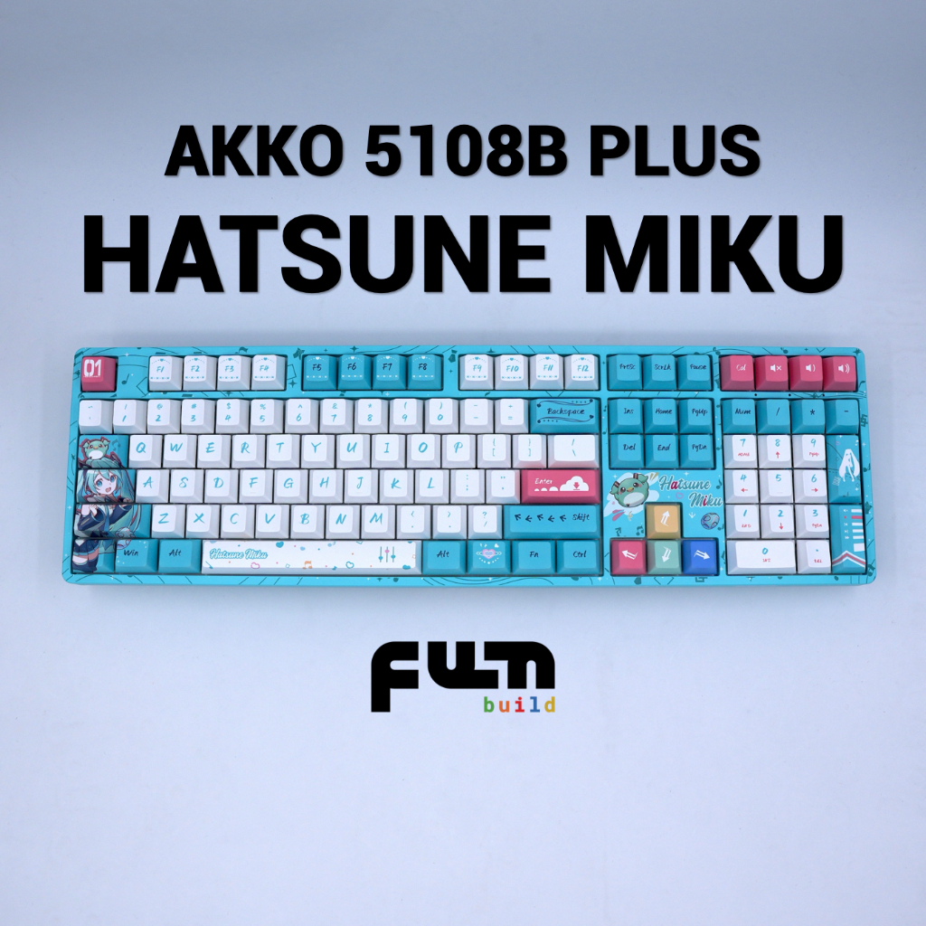 AKKO 5108B Plus Hatsune Miku | Full Size 108 Keys | Tri-Mode | Hot-Swap ...