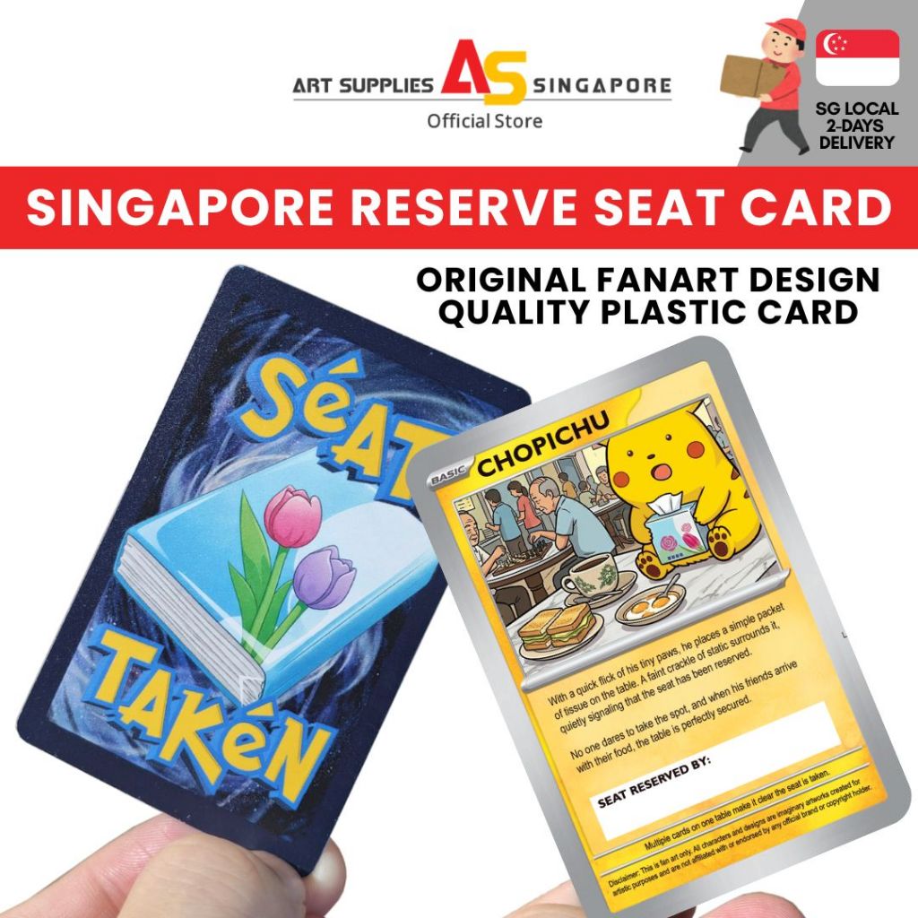 (SG LOCAL) Singapore Gift Chope Table Reserve Card Chopichu | Shopee ...