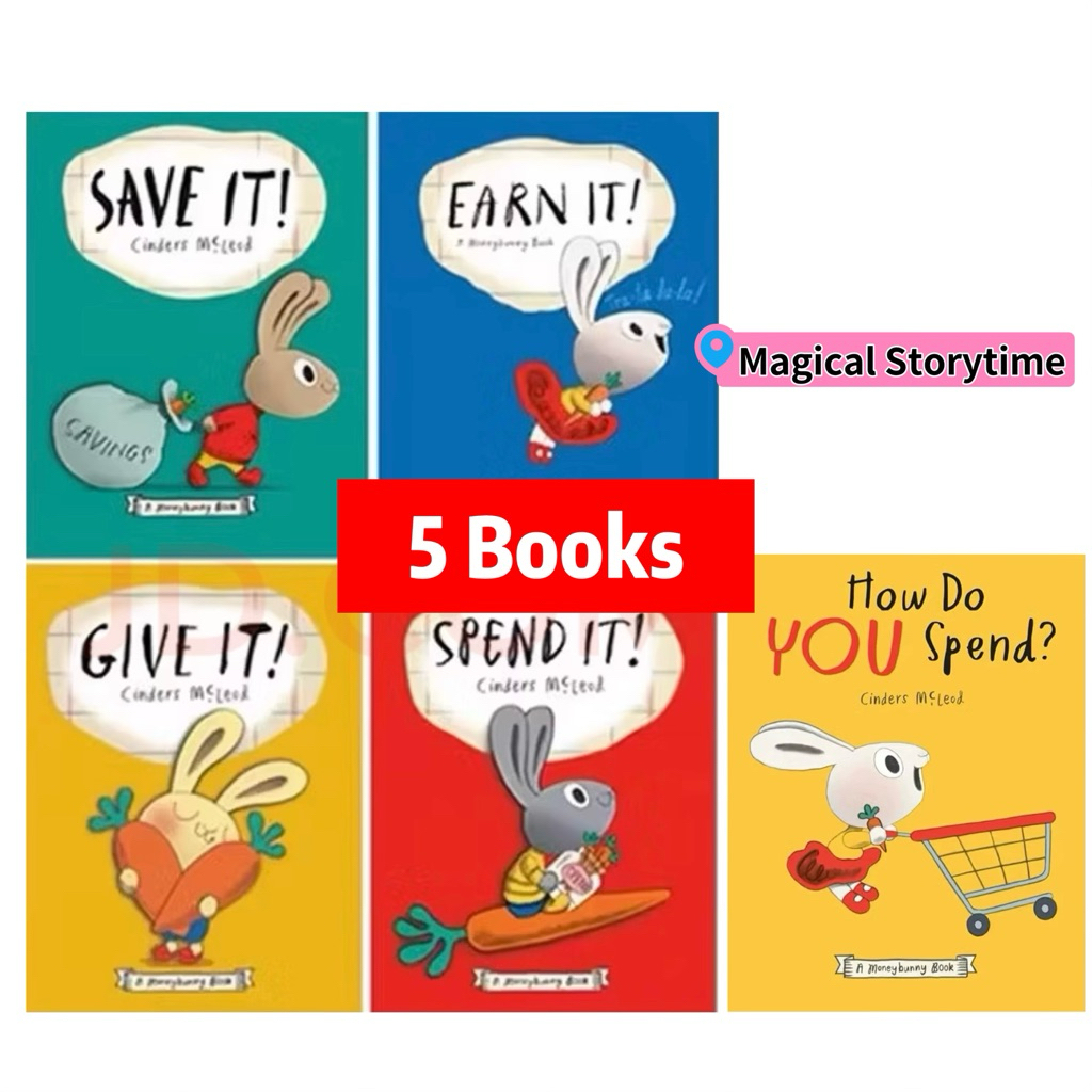 [SG] Money Bunny Spend It Earn It Give It Save It Children Books Money ...