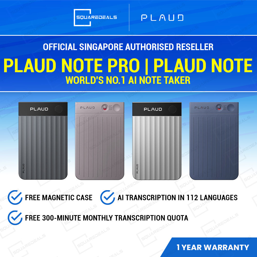 (SG Warranty) PLAUD NOTE / NOTE PRO Voice Notetaking Recorder AI ...