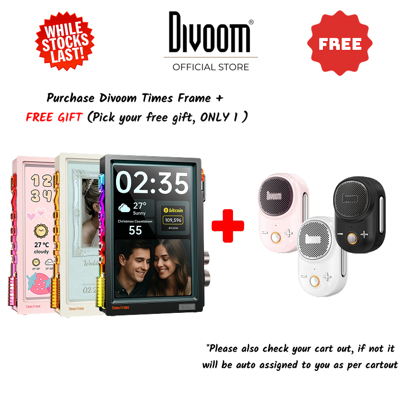 Divoom Times Frame Smart Pixel Art Frame – WiFi Digital Display