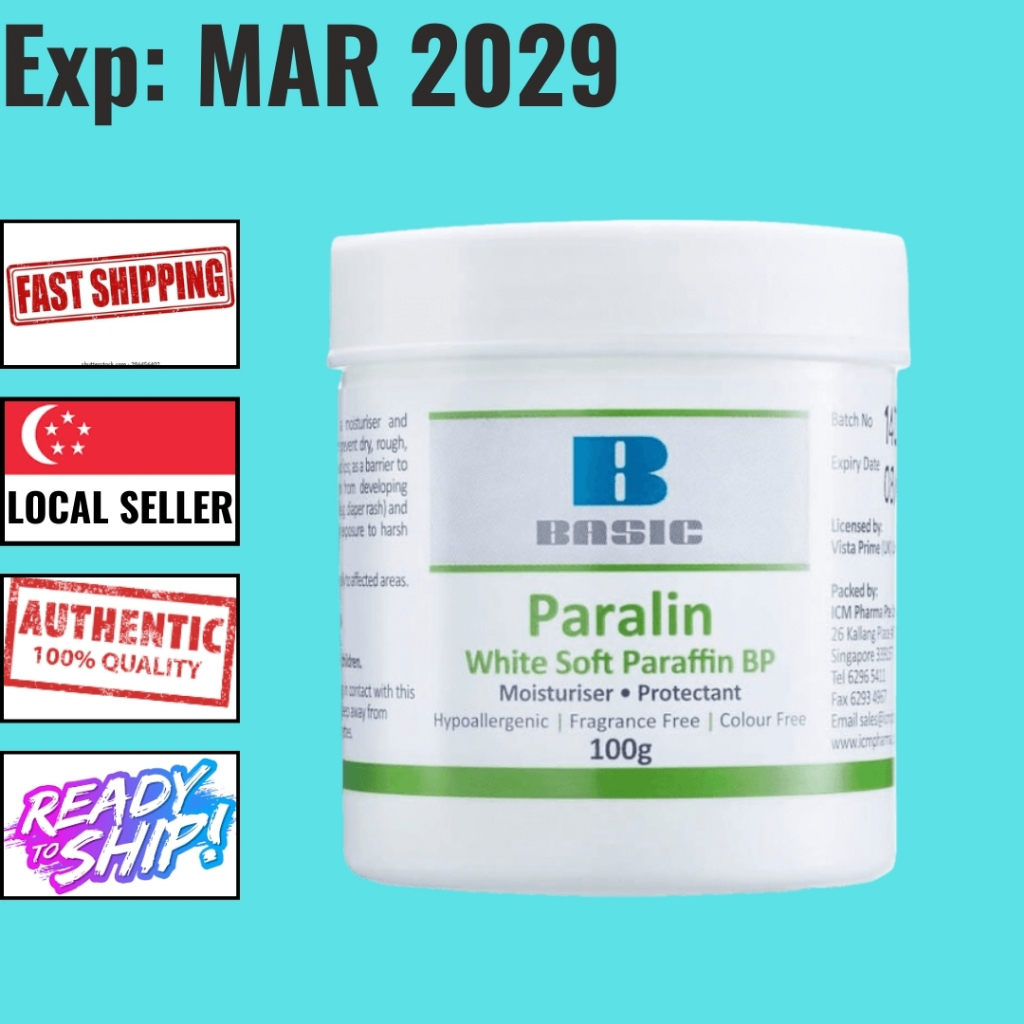 Paralin White Soft Paraffin 100g – Hydrating Barrier Moisturiser for ...