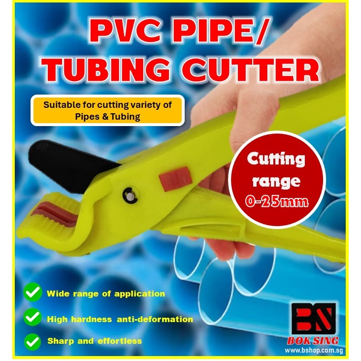 PVC PIPE CUTTER/ TUBING CUTTER/ PLASTIC NYLON HOSE CUTTER/ MULTIPURPOSE ...