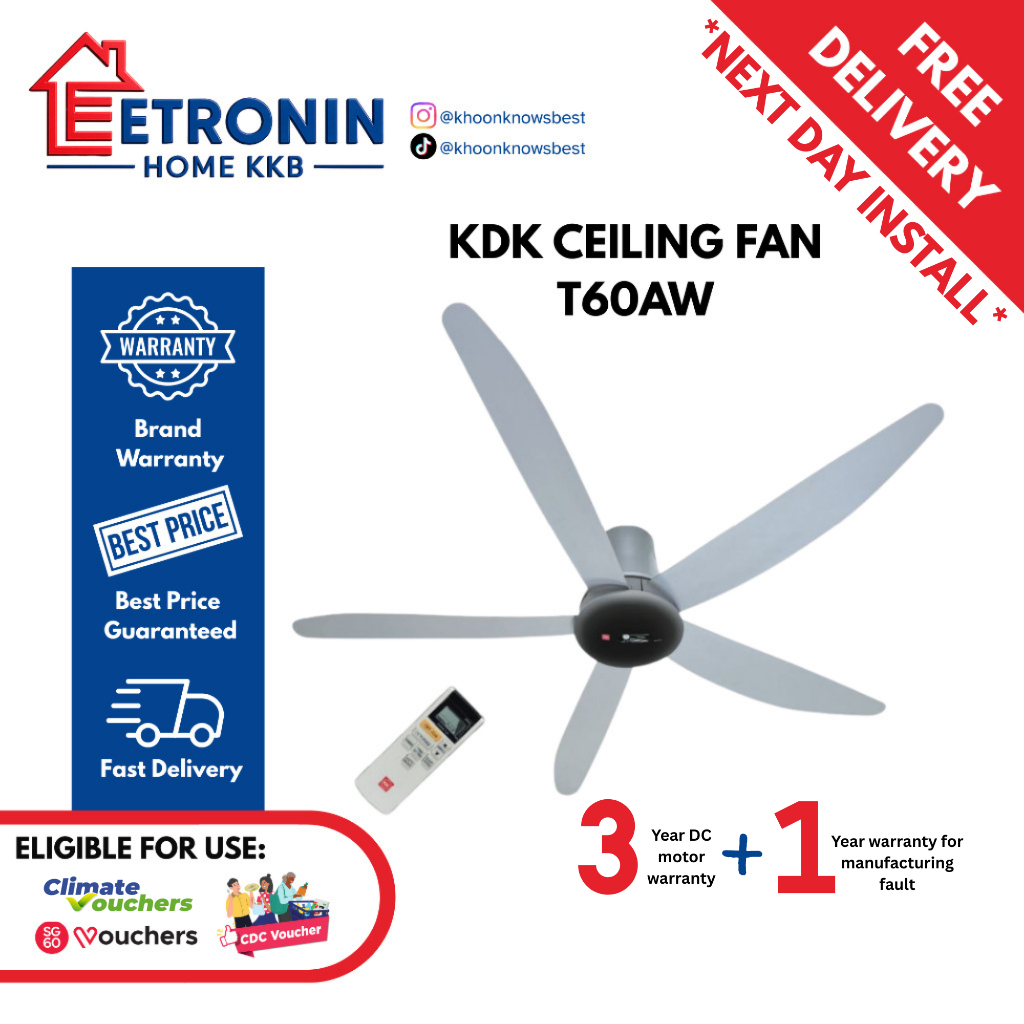 Buy KDK Ceiling Fan Online, August 2026 | Shopee Singapore