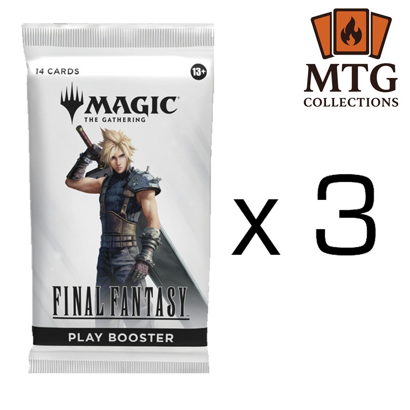 MTG Magic The Gathering Final Fantasy English Play Booster Pack x 3 Factory  Sealed English | Shopee Singapore