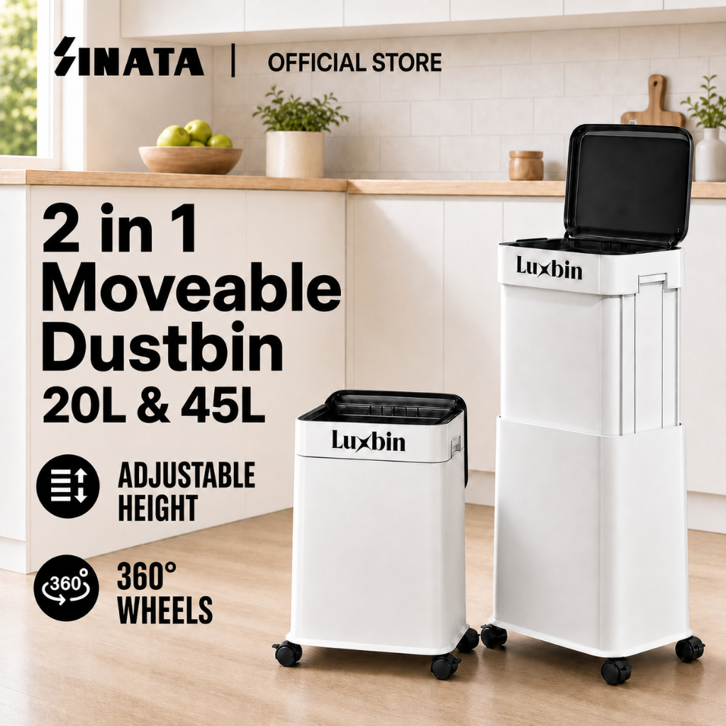 Dustbin with Lid Trash Rubbish Bin Big Dustbin for Kitchen Garbage Bin ...