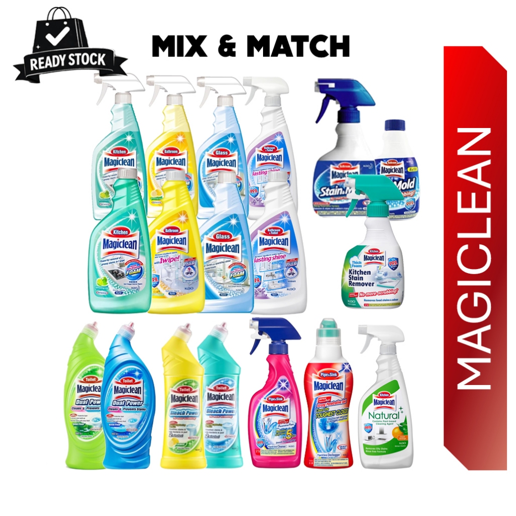MAGICLEAN Kitchen | Bathroom | Toilet | Glass | Stain | Mold | Cleaner ...
