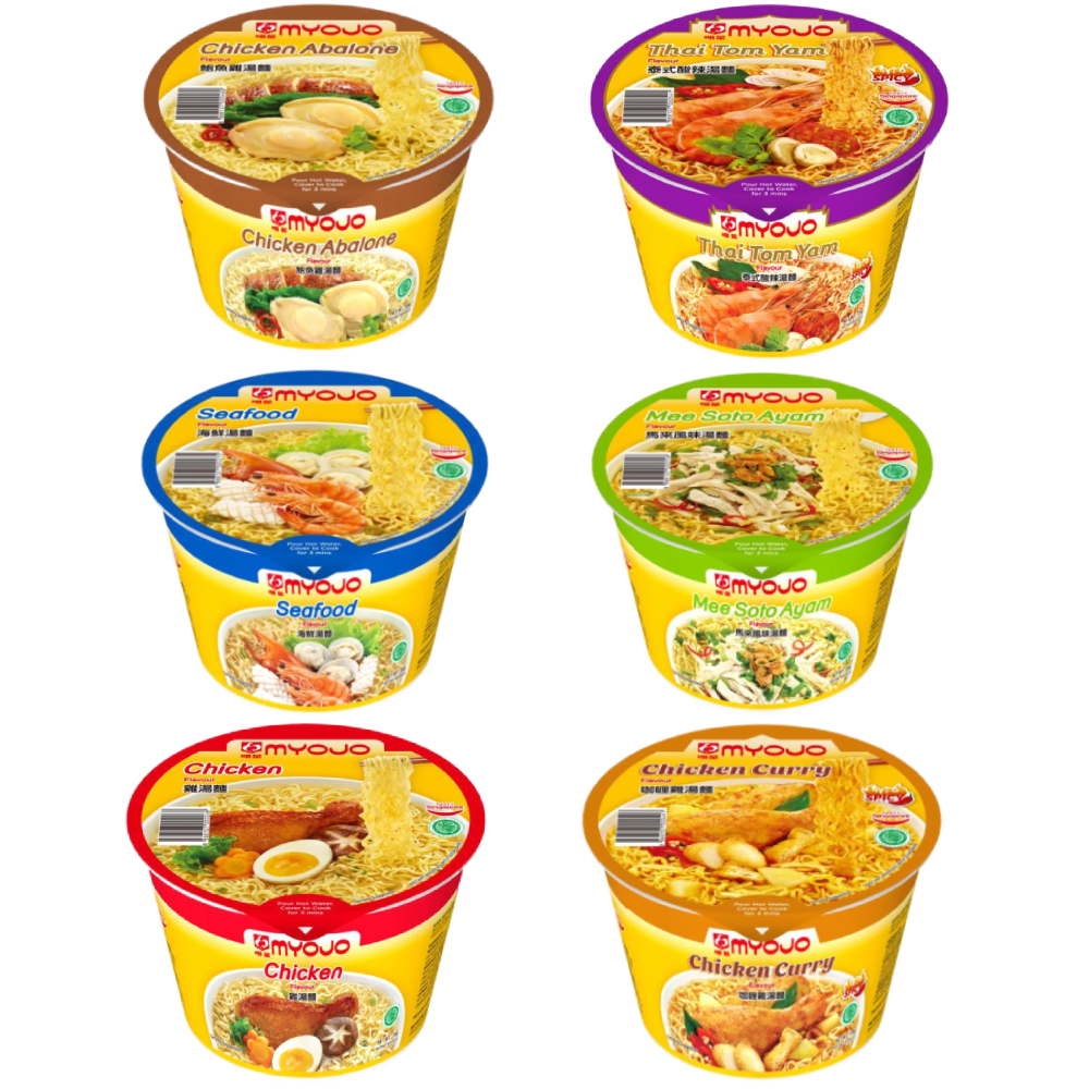 Myojo Soup Bowl Instand Noodles Assorted | Shopee Singapore