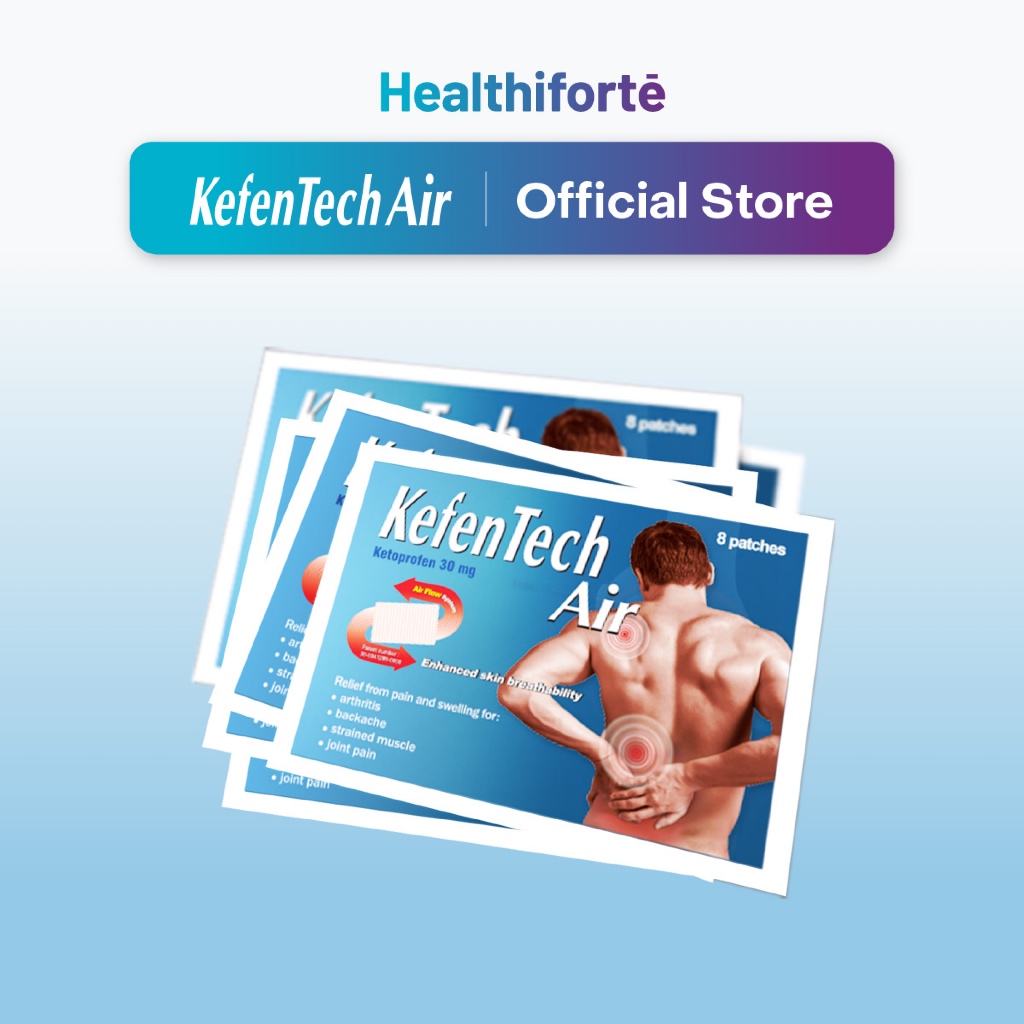 Kefentech Air Plaster 8s - Pain Patch / Pain Plaster 30mg Ketoprofen ...