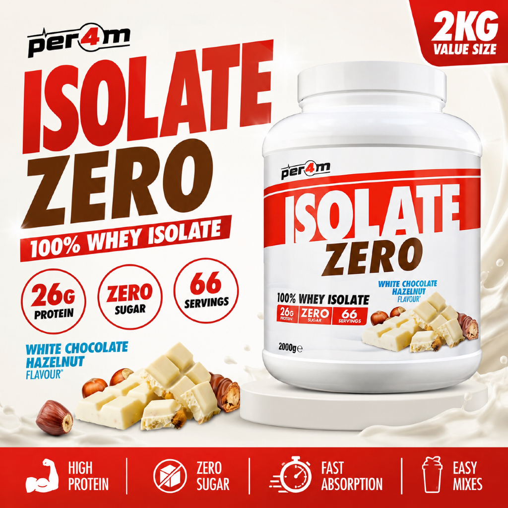 Per4m Isolate Zero Premium Whey Protein Powder | Amino Acids | Fast ...