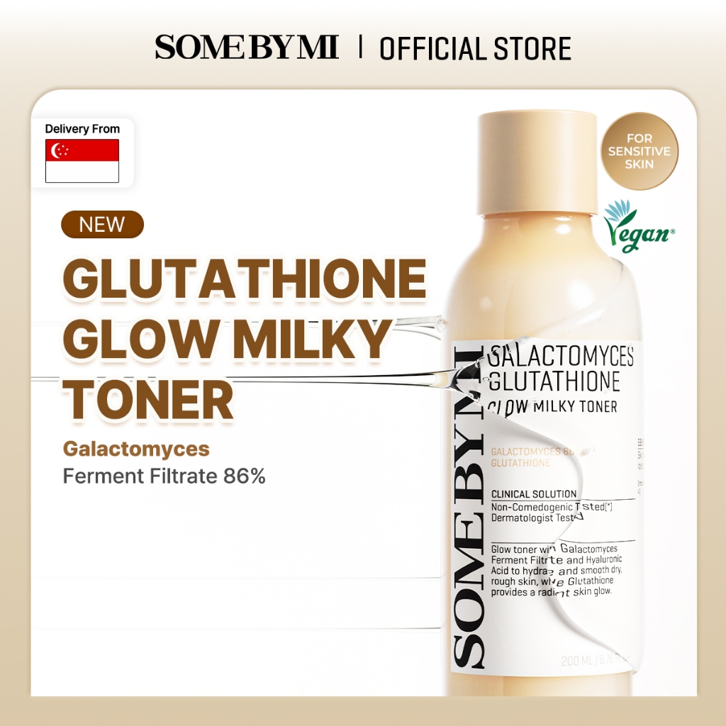 some by mi galactomyces glutathione glow milky toner 200ml Toner, Galactomyces Ferment Filtrate adds moisture Some By Mi Galactomyces Glutathione