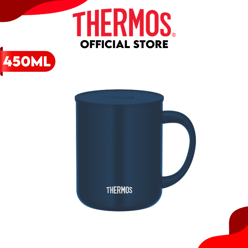 Thermos® JDG-452C, JDG-451C, JDG-450S Thermal Mug with Handle and Lid Stainless Steel for Hot & Cold photo 3