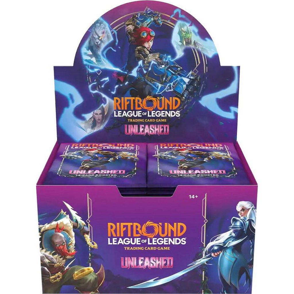 Riftbound Tcg League of Legend English Unleashed Booster Box | Shopee ...
