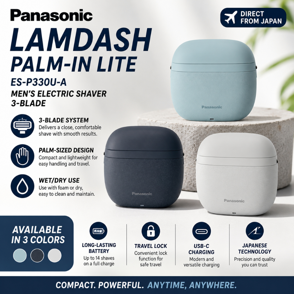 Panasonic Lamdash Palm-in LITE ES-P330U-A Men's Electric Shaver 3