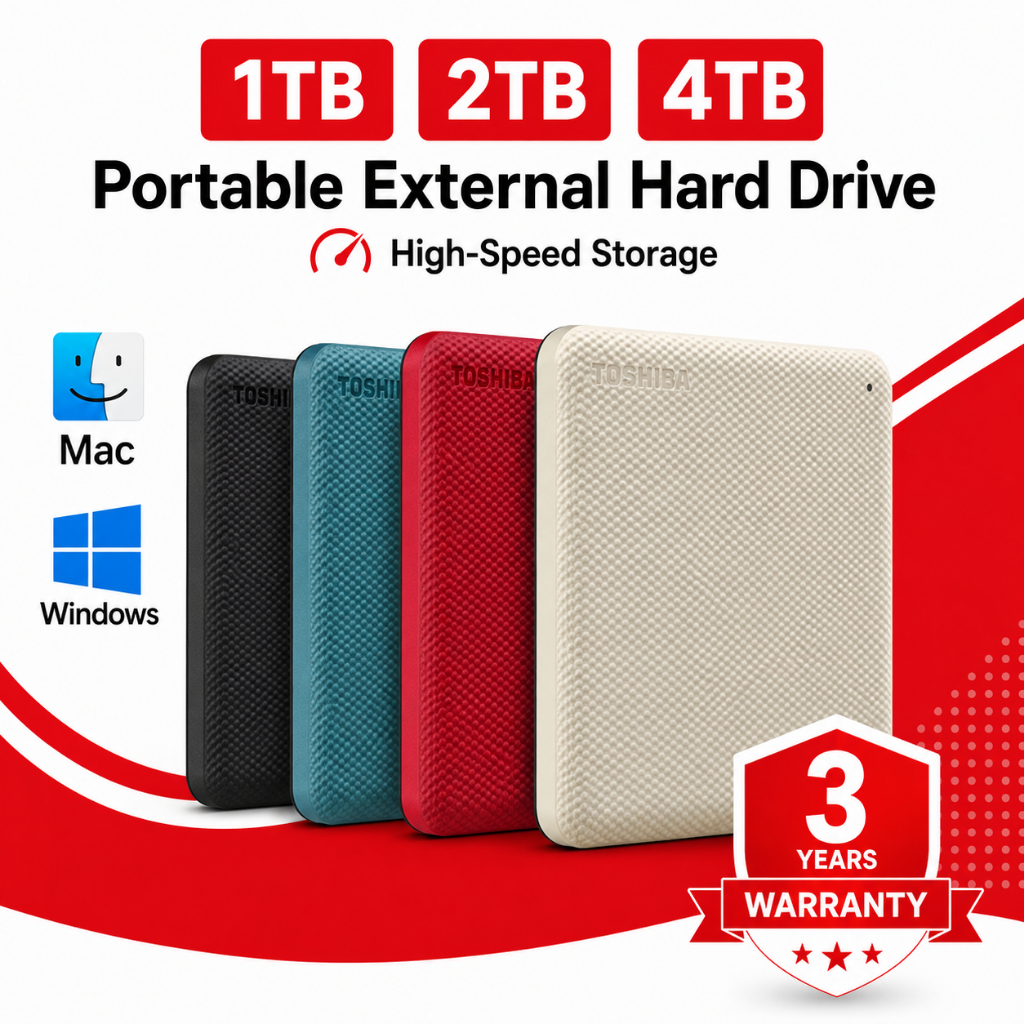 【Limited】1TB-2TB-4TB Canvio Advance HDD USB3.0 External Hard Disk 2.5 ...