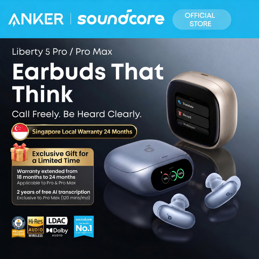 soundcore Liberty 5 Pro & Pro Max by Anker, Noise-Cancelling