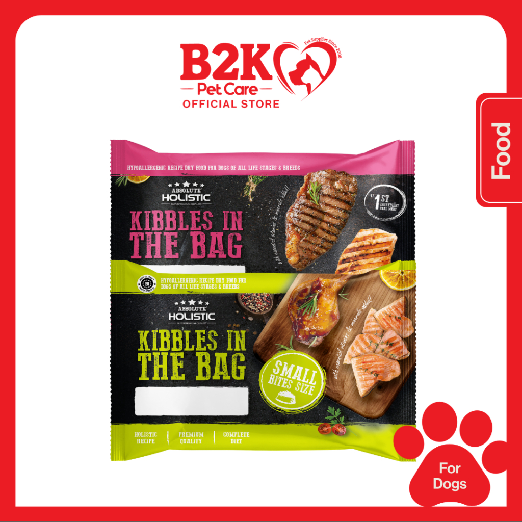(Sample) Absolute Holistic Kibbles In The Bag Hypoallergenic Recipe Dog ...