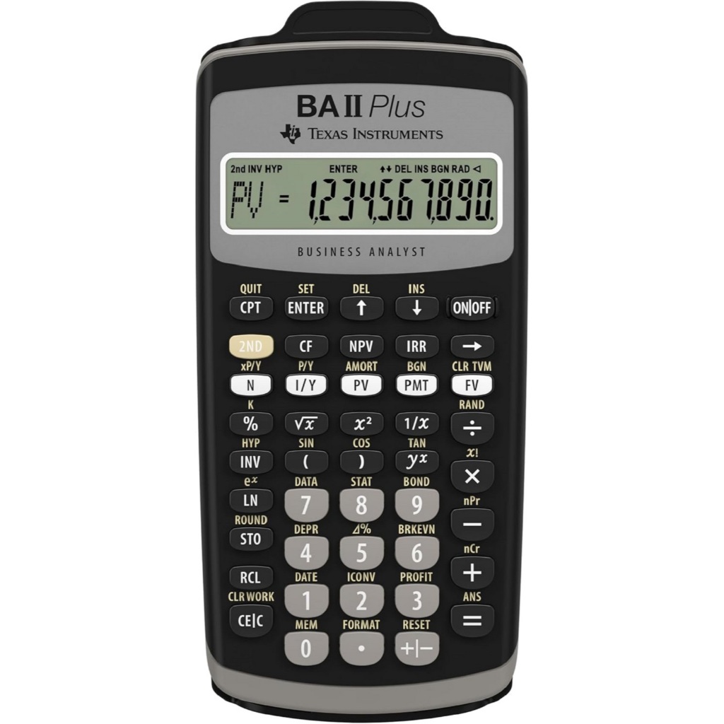 Texas Instruments Financial Calculator BA II Plus | TI BA II PLUS ...