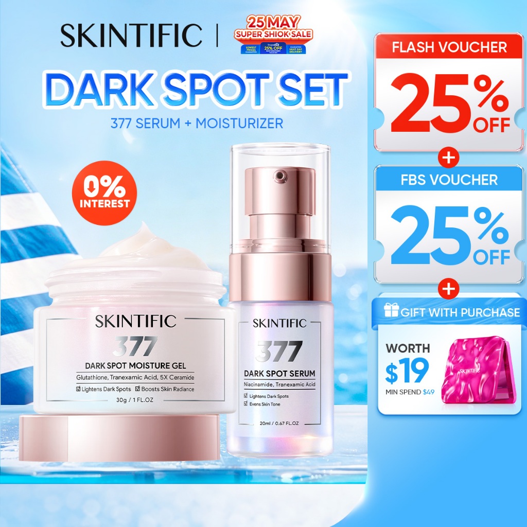 SKINTIFIC Symwhite 377 ANTI DARK SPOT SET 2PCS Set-for Brightening