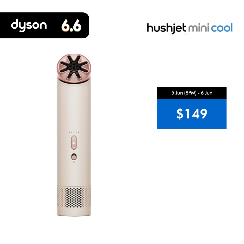6.6 New Launch] Dyson HushJet Mini Cool Handheld Portable fan