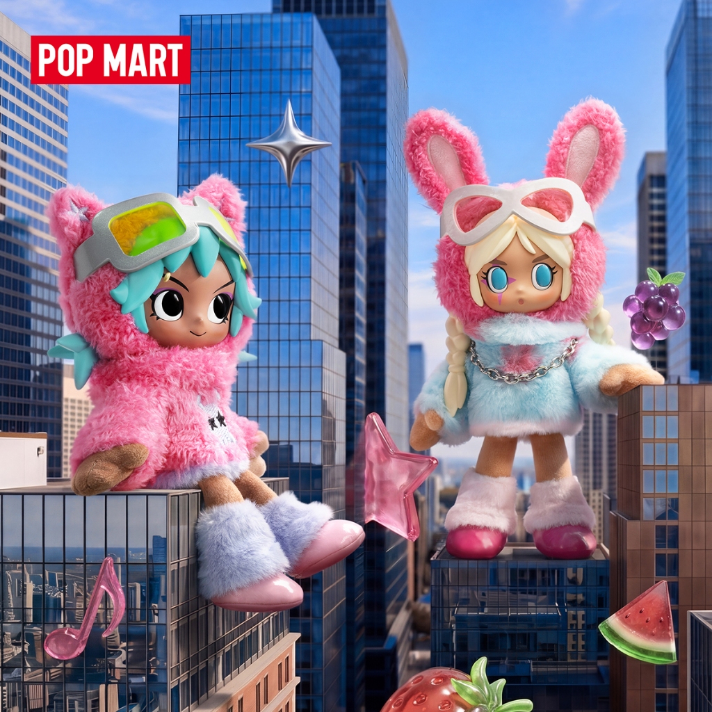 POP MART Peach Riot Fruit Punch Series Plush Doll Pendant | Shopee ...