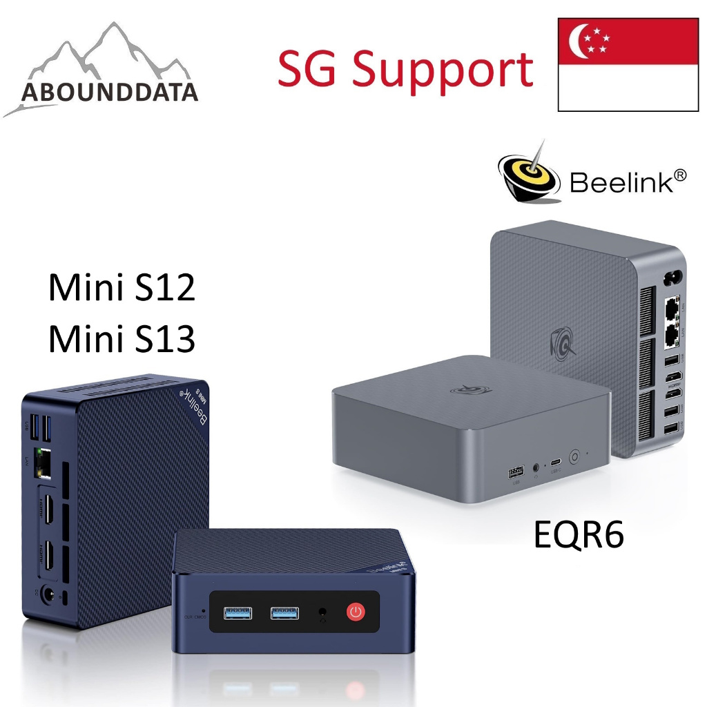 Beelink med-range mini PC, Mini S12/S13 and EQR6 6600U | Shopee