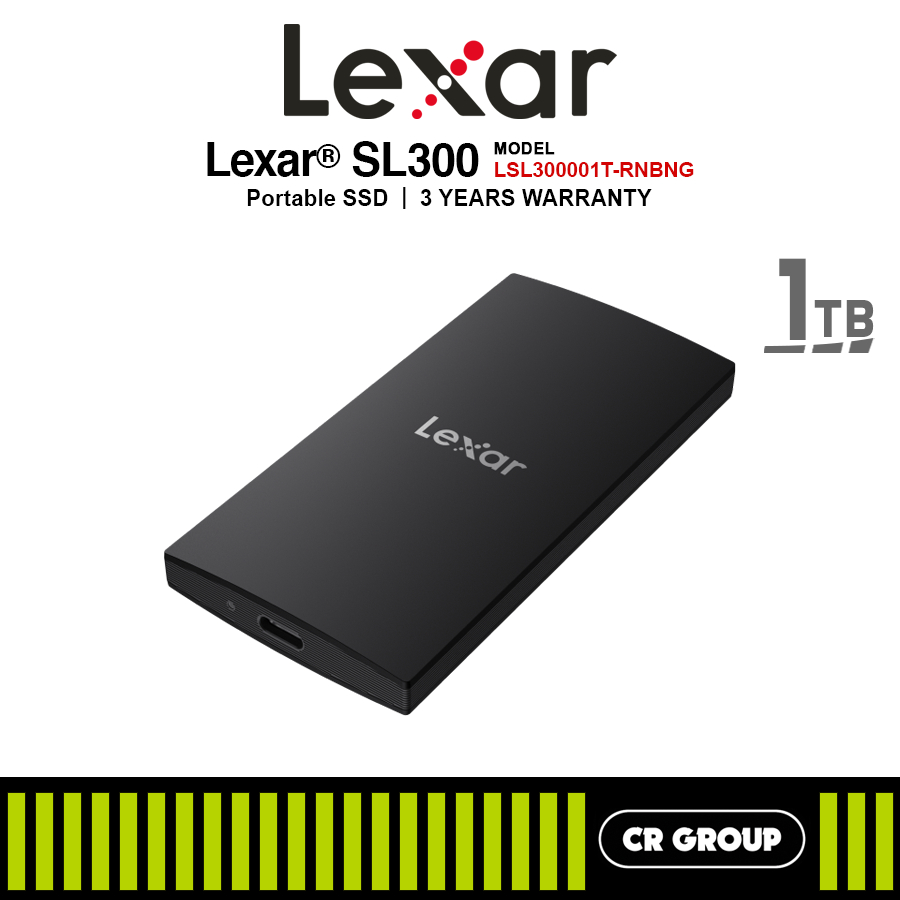 Lexar SL300 Portable SSD (1050MB/s) - 1TB/2TB (3Yrs Lexar Warranty ...
