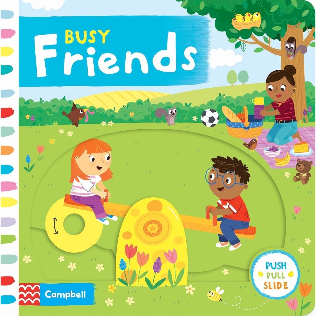 SG Stock】Campbell busy book Series children's Interactive Board