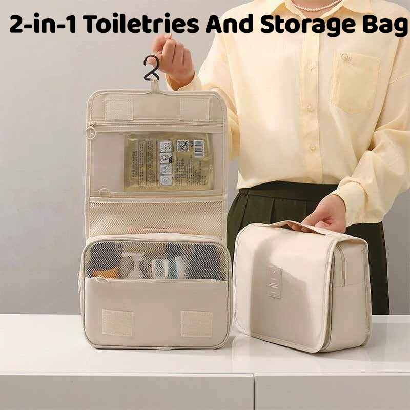 Foldable toiletry travel bag hanger bag high quality water proof pouch ...