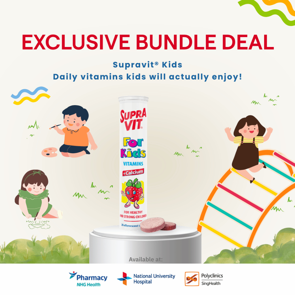 Supravit Multivitamins For Kids Strawberry Effervescent Tablets 20s ...