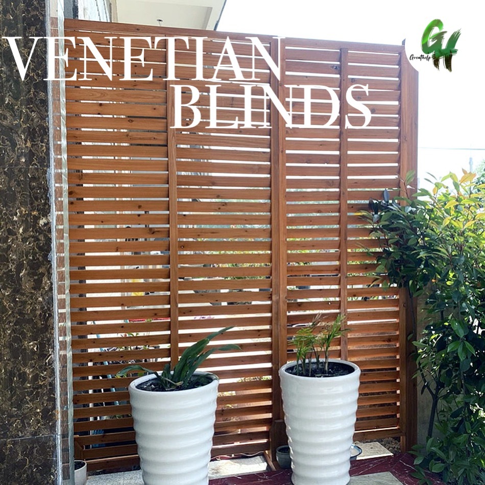 ⭐VENETIAN BLIND⭐ Trellis Wooden Plant Rack Venetian Blinds Divider ...