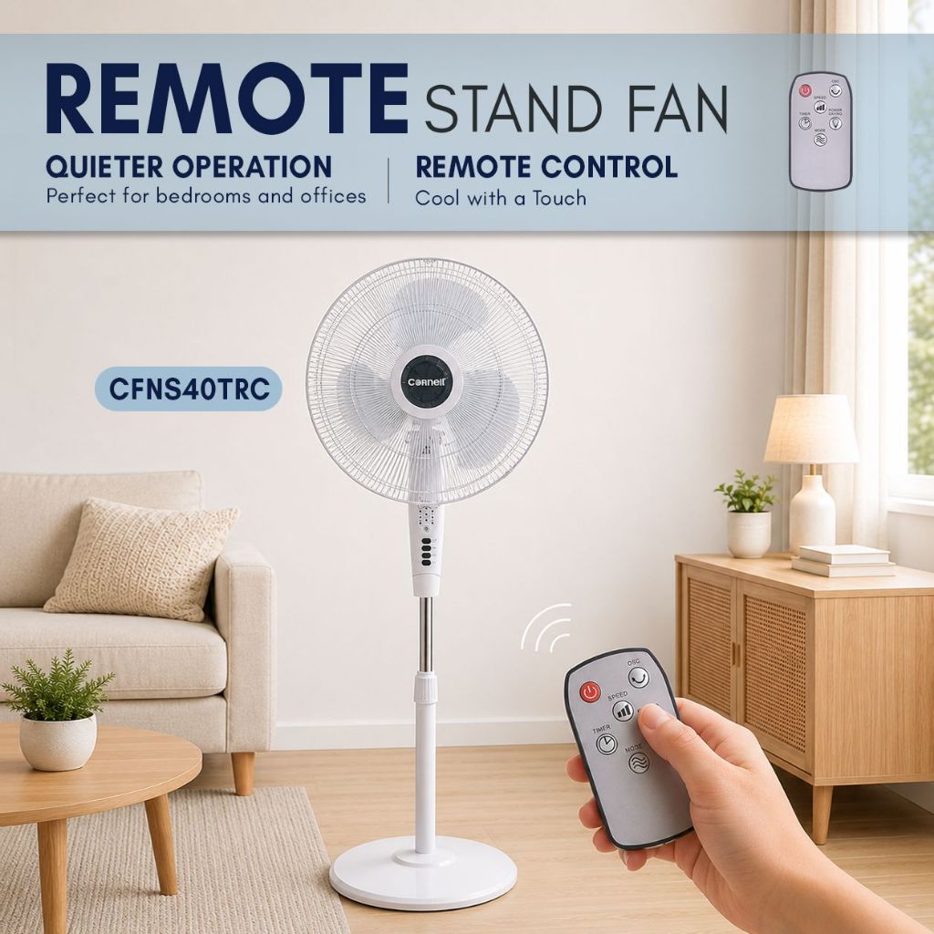 Cornell Stand Fan 16 inch New Improved Models | Shopee Singapore
