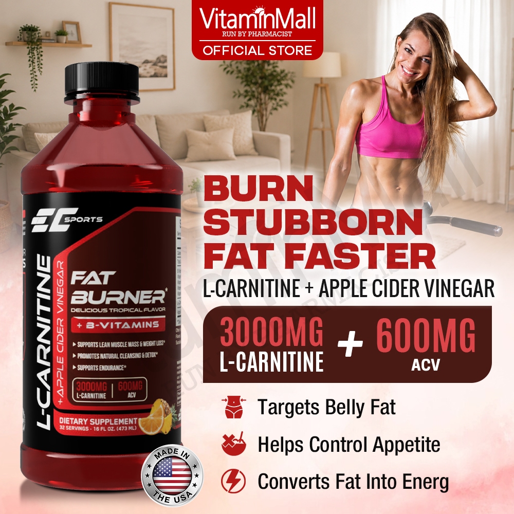 l carnitine vs apple cider vinegar EC + Fat Burner Weight Loss Supplement - Lose Weight Slimming 473 ML Trisoon Wellness Apple Cider Vinegar
