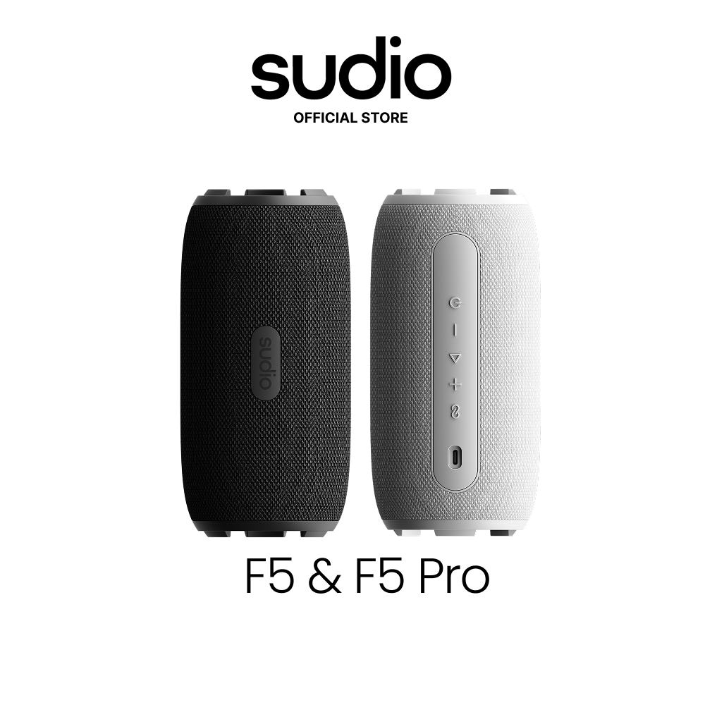 スピーカー・ウーファー Sudio F5 Pro /black Sudio F5 Pro Black｜The Crowd Pleasing Portable Speaker