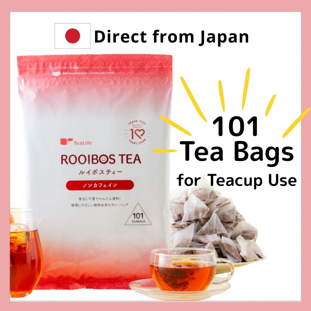 101 Japanese Tea Bags – Rooibos Tea from South Africa | Processed in ...