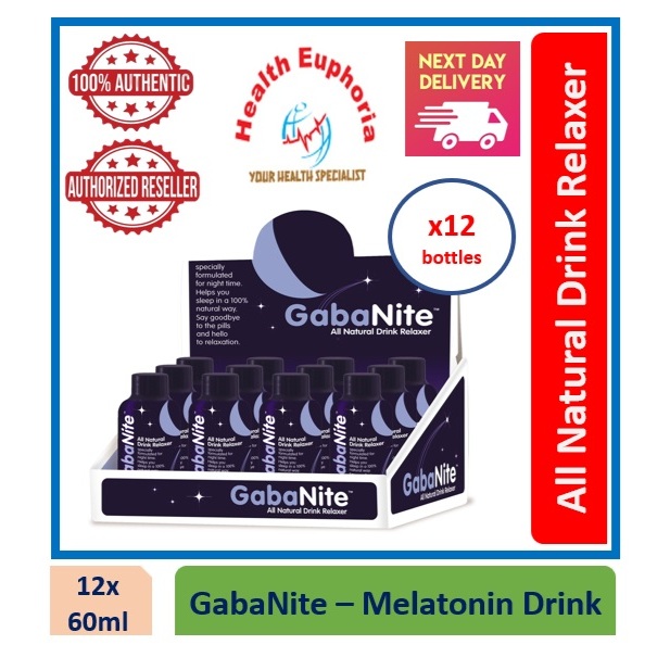 GabaNite Berries *Melatonin* (12x60ml - 1 Box) | Shopee Singapore