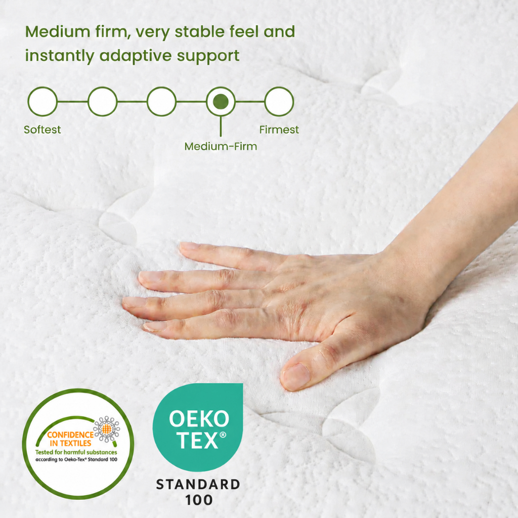 Verdor 20cm Pocket Spring Mattress cover photo