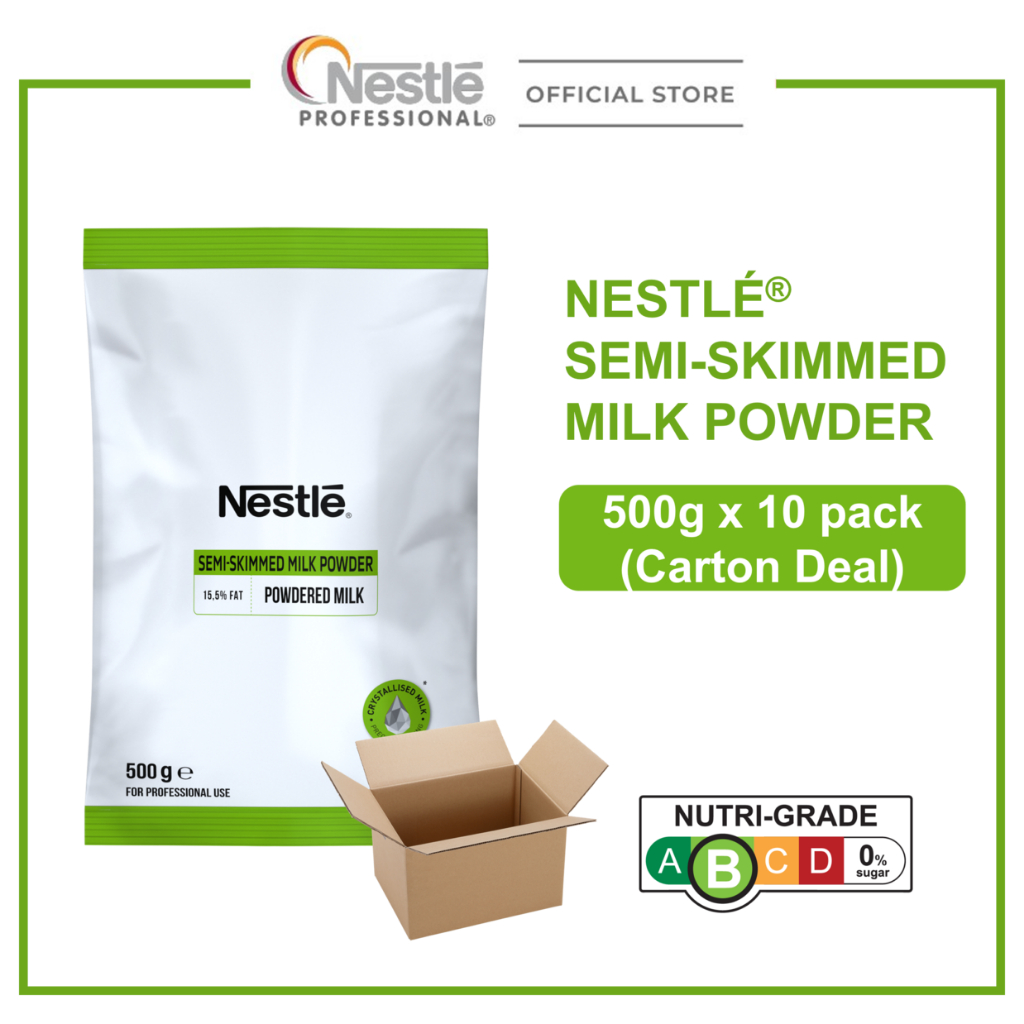 (Carton Deal) NESTLÉ® Semi Skimmed Milk Powder - 500g x 10packs ...