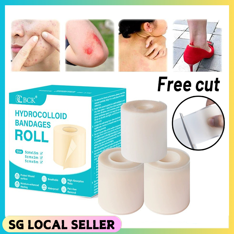 SG REDAY STOCK Hydrocolloid Bandage Roll For Wound Care With Self ...
