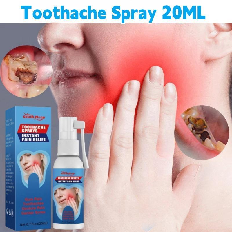 Toothache Spray Instant Teeth Pain Liquid Canker Sores Tooth Oral ...