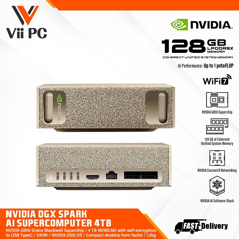 NVIDIA DGX Spark AI Server Enterprise GPU Computing Platform 4TB 128GB ...