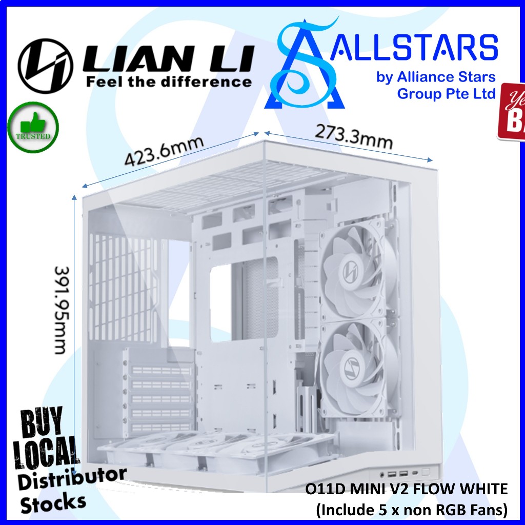 ALLSTARS) Lian Li o11 Vision Compact / o11D EVO RGB / o11D Mini V2