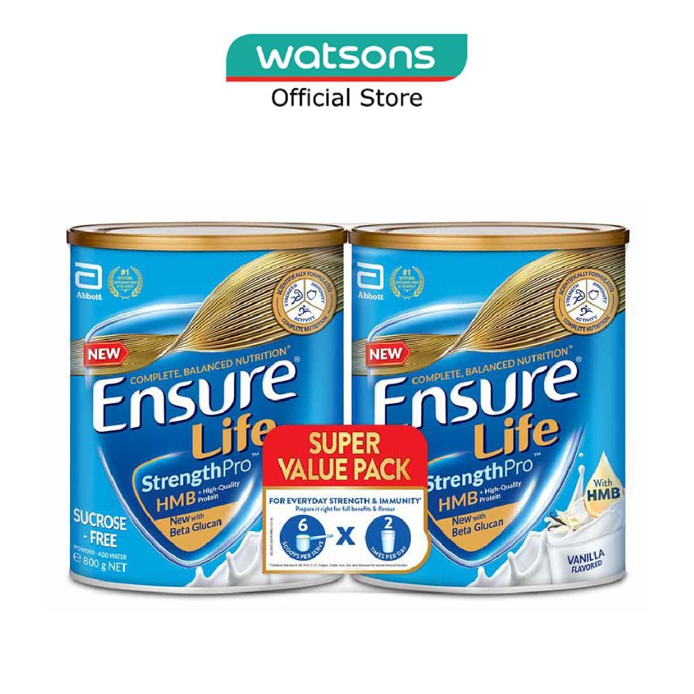 ENSURE Life Strength Pro™ Sucrose-Free Super Value Pack 800g x 2s ...